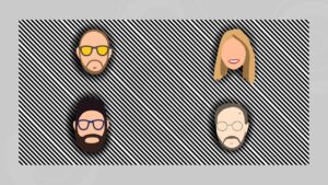 4 members of Puntozero3d cartoon